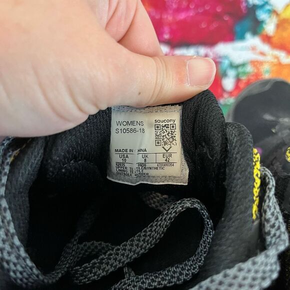 Saucony Excursion TR 14 Black/Purple Trail Running Shoes Women's Size 10 S10586- - Picture 5 of 8